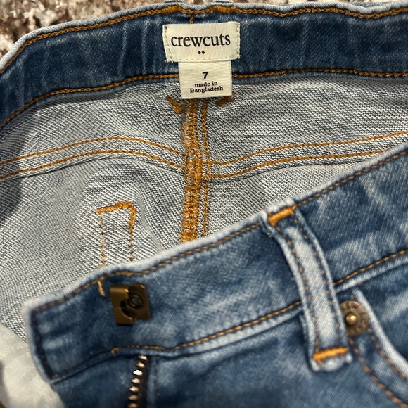 Crewcuts J. Crew Kids Girls Denim Mini Skirt- Like New - Girls SZ 7 - Picture 11 of 11